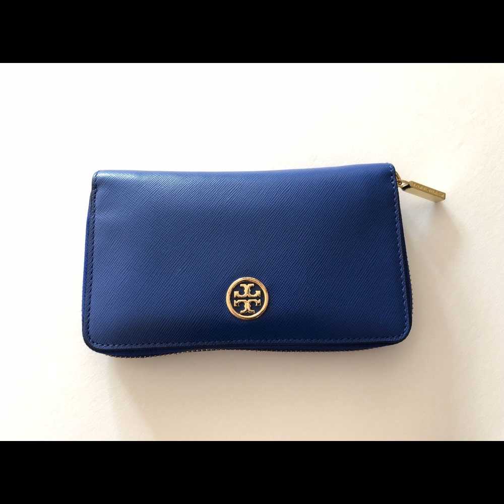 Blue Tory Burch wallet